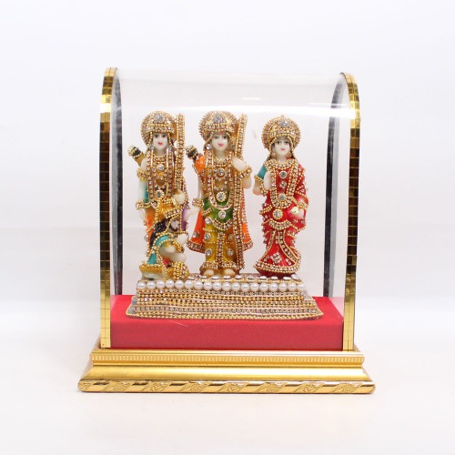 Ram Darbar Statue God Ram | Sita | Laxman And Hanuman Idol For Spiritual Puja Vastu Item | Ram Parivar Murti