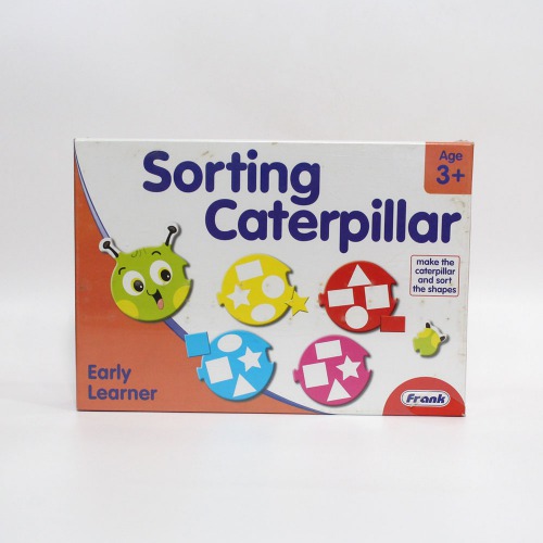 Frank Sorting Caterpillar Puzzle | Early Learner Educational Puzzle Set With Shapes | Educational Toys and Games