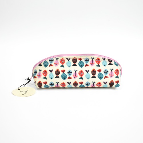 Pinaken Fish Printed Utility Pouch for Women and Girls