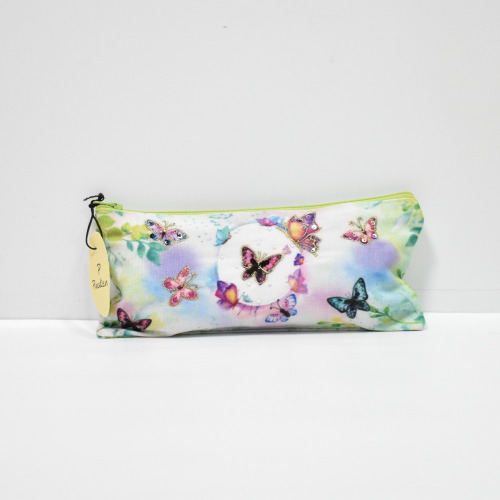 Pinaken Butterfly Printed pencil Pouch For Women and Girls