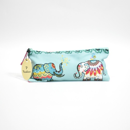 Pinaken Jumbo- Trunk Printed pencil Pouch For Women and Girls