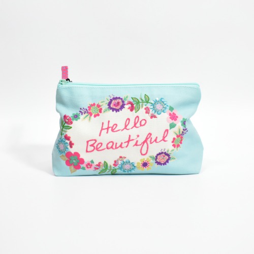 Pinaken Hello Sunshine Cosmetic Bag For Women and Girls