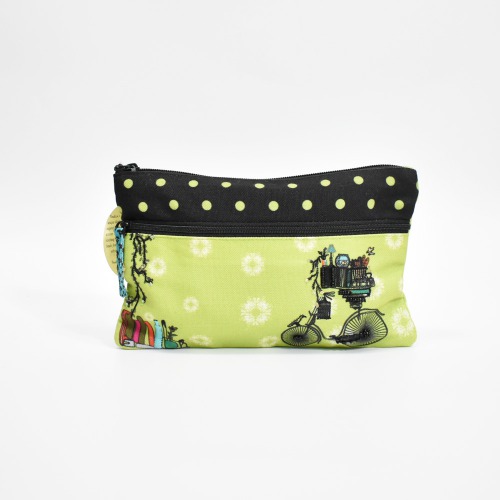 Pinaken Brain Bridge Cycle Two Zipper Pouch