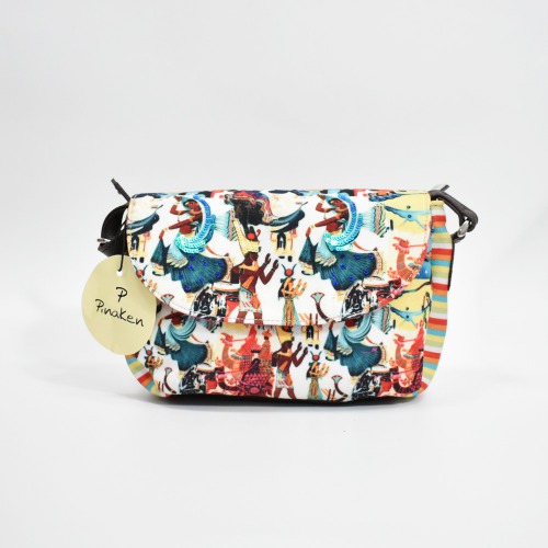 Pinaken Varli Printed Messenger Bag