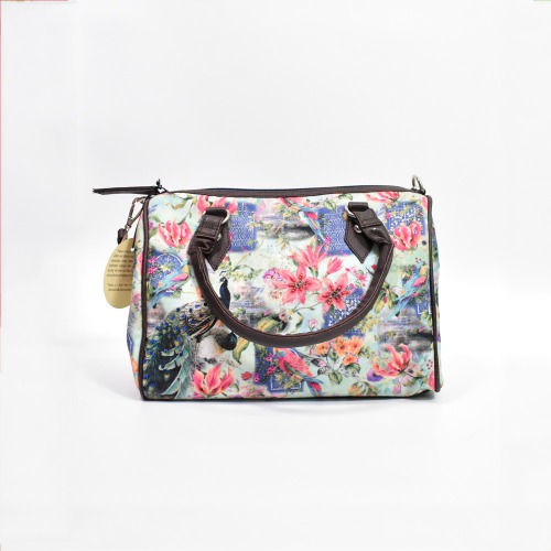 Floral Design Mini Flight Bag For Women