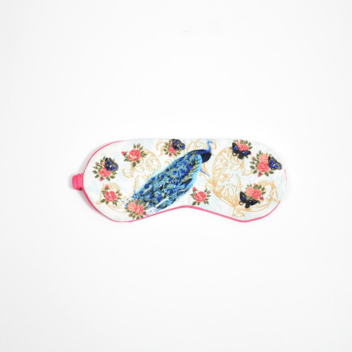 Pinaken Peacock Fabric Eye Mask| Sleep Eye Mask