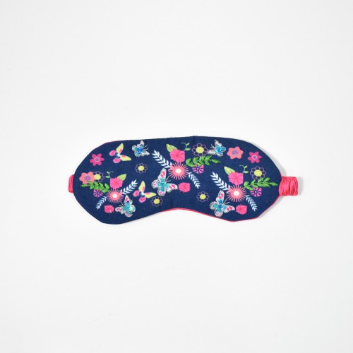 Pinaken Butterfly Bloom Fabric Eye Mask| Sleep Eye Mask