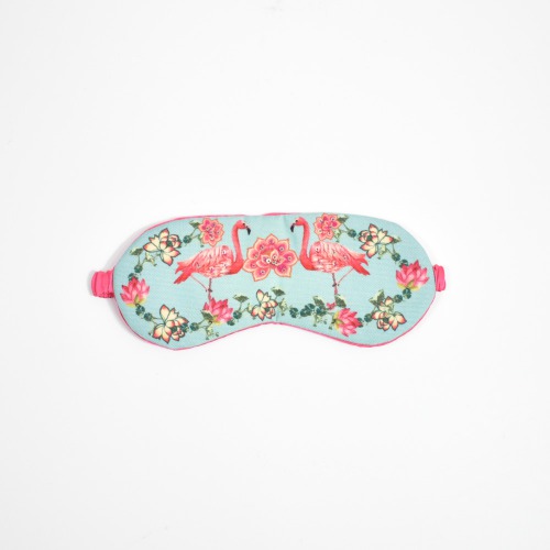 Pinaken Tropical Flamingo Fabric Eye Mask| Sleep Eye Mask