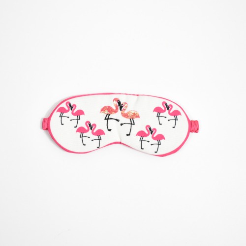 Pinaken Flamingo Blush Fabric Eye Mask| Sleep Eye Mask