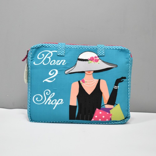 Pinaken Born to shop Laptop Sleeve For Women and Girls