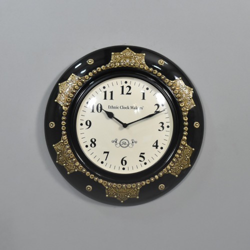 Ethnic Handicraft Wall Mount Clock | Wall Clock For Home Decor