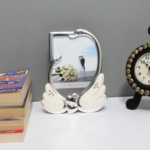 Silver Swan Table Photo Frame For Someone Special | Table Top Photo Frame