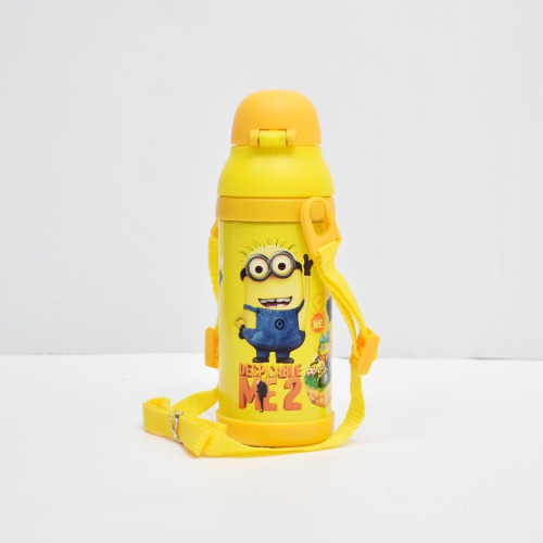 Minion Water Bottle For Kids | BPA Free Kids Water Bottle - Anti-Leak Cartoon Kids Water Bottle For Boys |Girls