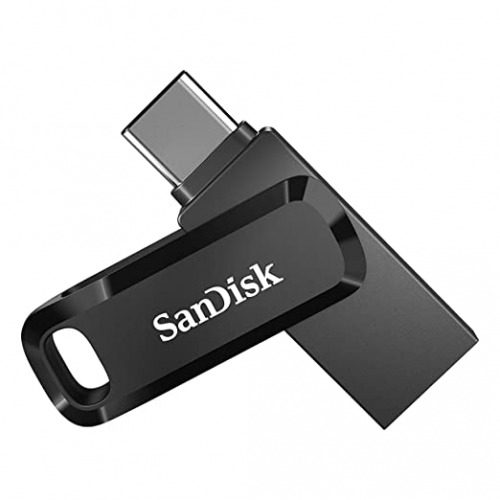 SanDisk 128GB Ultra Dual Drive Go USB Type-C Flash Drive, Black