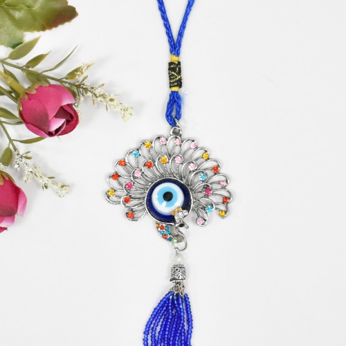 Evil Eye Peacock Wall Hanging For Vastu Feng Shui Good Luck Prosperity Success Health Wealth Office Home Decor