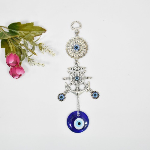 Anchor Evil Eye Wall Hanging | Anchor Evil Eye Hanging for Positivity | Good luck and Charm