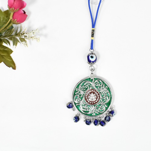 Om Mina Evil Eye Hanging For Vastu Feng Shui Good Luck Prosperity Success Health Wealth Office Home Decor