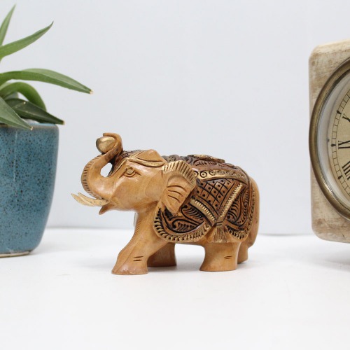 Wooden Elephant showpiece I Office Decoration Item I Showpiece I Hotel Decoration