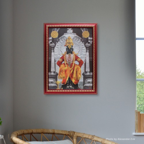 Lord Vitthal | Vitthal Photo Frame Big For Pooja Room | Frames | Gods frames | Spirituals | Wall Frame | Wall Hanging