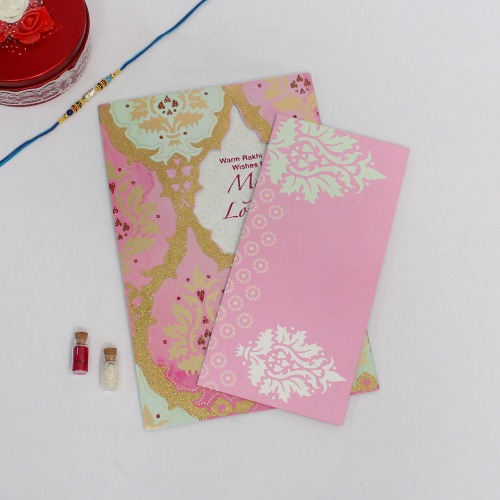 Warm Rakhi Wishes For My Lovely Sister Greeting Card
