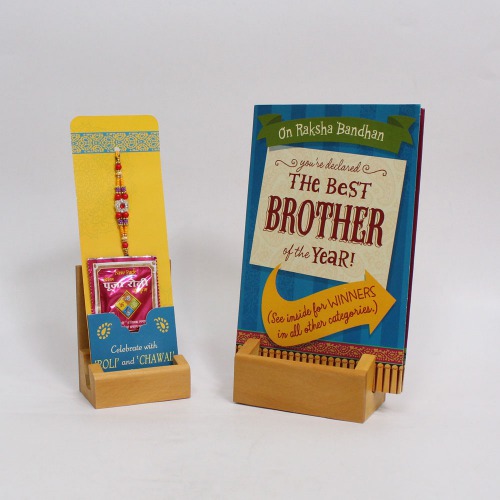 On Raksha Bandhan You're Declared The Best Brother of the Year Greeting Card