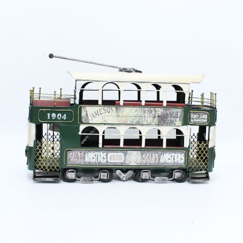 Hong Kong Tramway Showpiece For Home Decor| Metal Showpiece