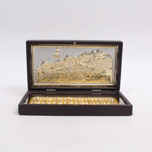 Jain Golden Plated Jain 24Tirthankar With Box