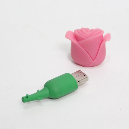 Rose Shape USB 8GB Pen Drive Flash Memory Stick