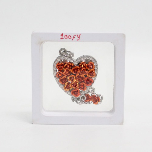 Rose Gold Crystal Heart USB 8GB Pen Drive Flash Memory Stick