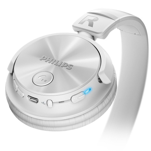 Philips SHB3060BK Bluetooth Headphones (White)