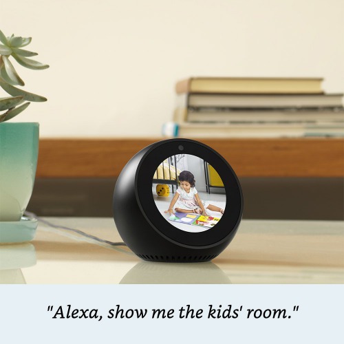 Echo Spot – Smart Alarm Clock with Alexa – Black