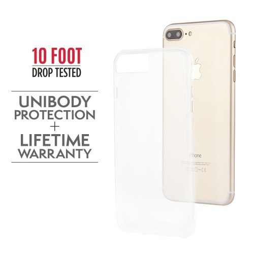 Case-Mate Tough Hard Back Case Cover (10 Foot Drop Protection/Ultra Clear/Slim Profile) - Clear