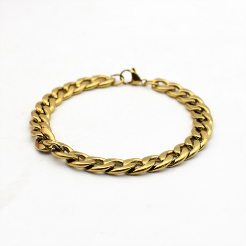 Gold Plated Bracelet For Men | Chain Bracelet for Men and Boys.