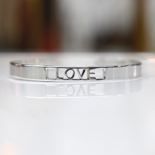 Carved Love Silver Kada For Women | Silver Kada For Women | Silver Bangle