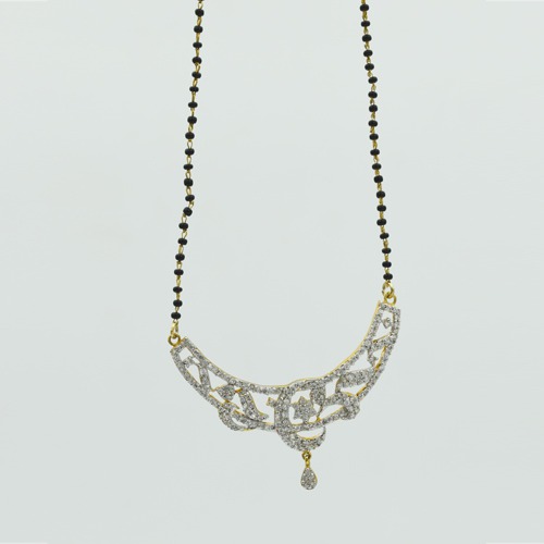 Mahi Gold Plated Mangalsutra Neckless For Women And Earings For Women