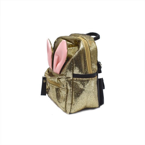 Golden Glitter Back Pack Mini | Party Casual Travel Backpacks for school college party outing