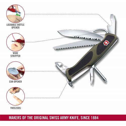 Victorinox Swiss Army knife | Ranger Grip 178 Green/Black
