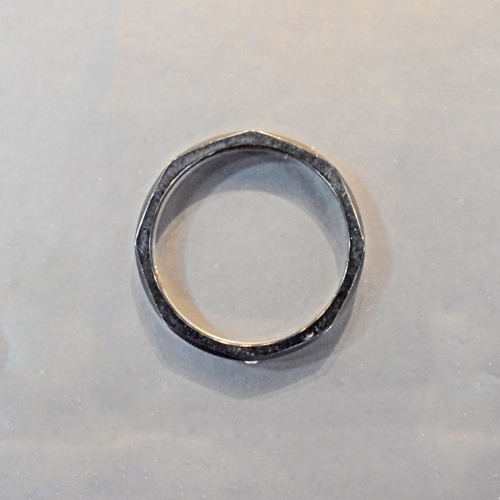 Black And White Two Toned Colour Men's Ring