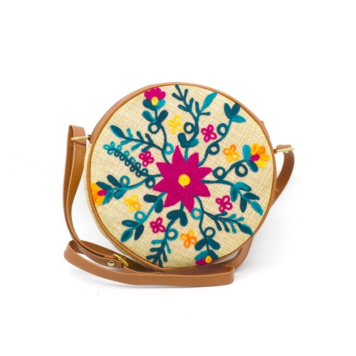 Women Hand Crafted Sting Bag | Handcrafted Embroidery Women’s Sling Bag