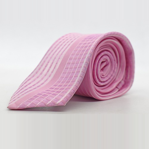 Panel Tie For Men | Pink Colour Necktie Gift  Formal Tie | Gift For Men