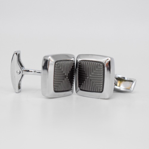 The Silver Self Cufflinks for Men | Cufflinks Set for Men Boys Wedding Business Gift