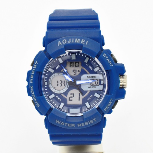 AOJIMEI  Blue Dial Men's  Sports Watch | Digital Watch