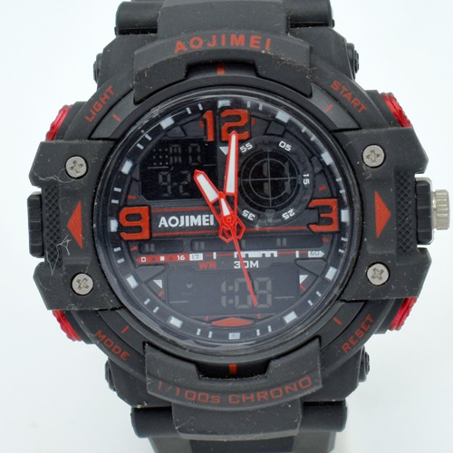 AOJIMEI  Red Dial Men's  Sports Watch | Digital Watch