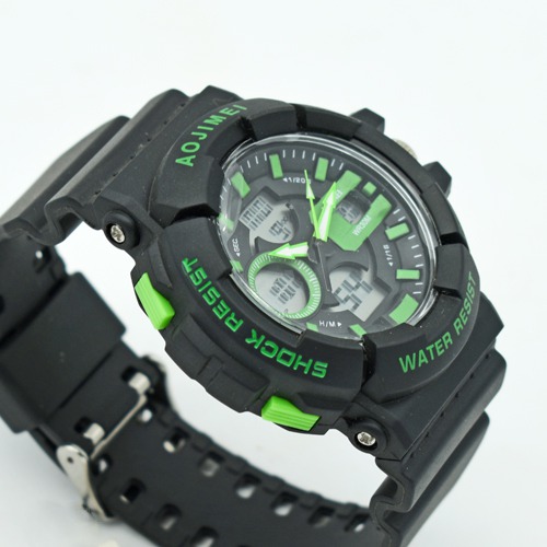 AOJIMEI  Green Dial Men's  Sports Watch | Digital Watch