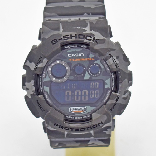 G-SHOCK | Digital Grey Dial Men's Watch |GD - 120CM - 8DR