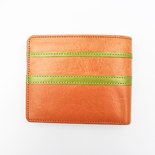 Orange Leather Wallet for Men | Wallets Men Leather | Men's Wallet