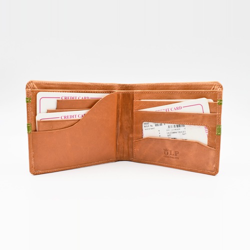 Orange Leather Wallet for Men | Wallets Men Leather | Men's Wallet