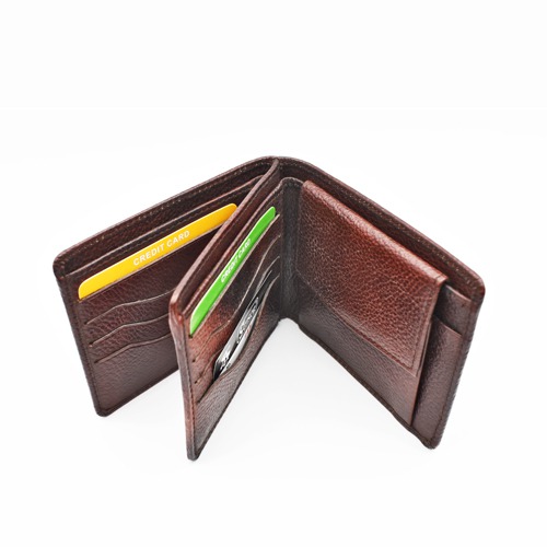 Leather Wallet for Men| Card Slots | Coin Pocket | Hidden Compartment | Currency Slots | ID Slot