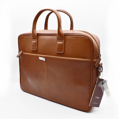 Ela 792 Tan Executive Laptop Bag