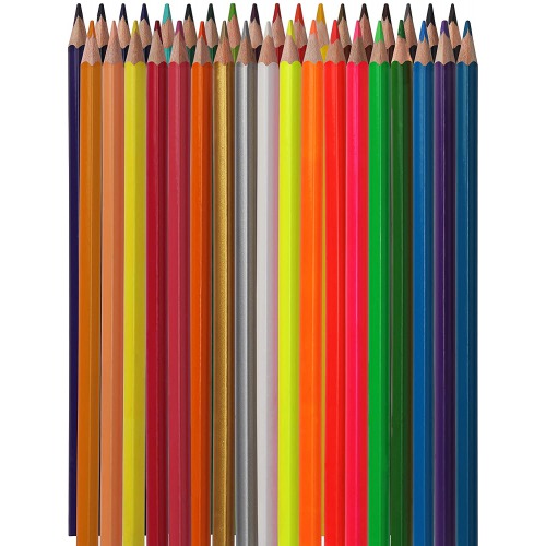 Faber-Castell 36 Triangular Colour Pencils |  Wood Pencil | Smooth Colour Rich Leads